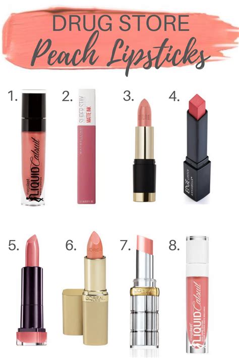 best peach color lipstick.